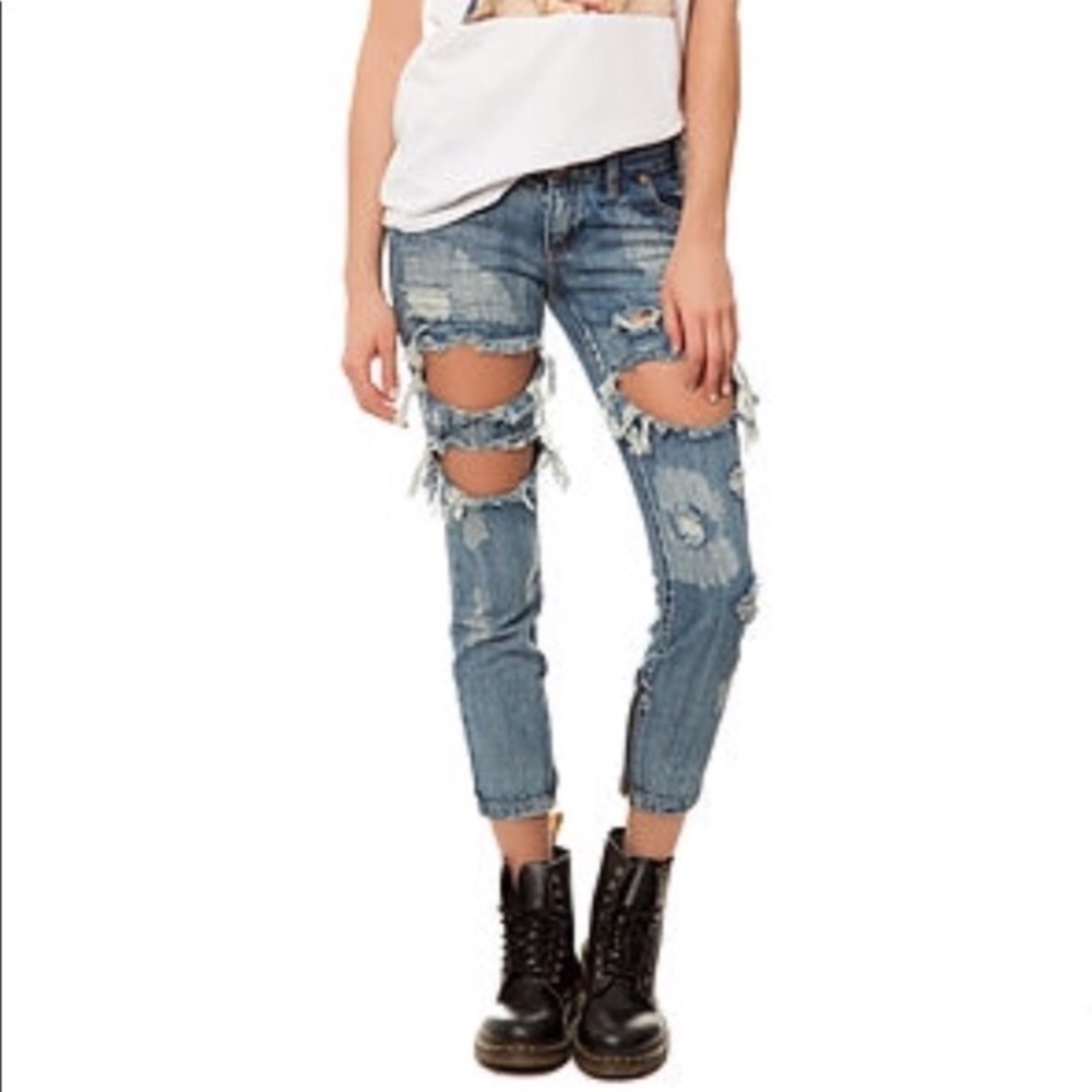 One Teaspoon Destroyed Jeans